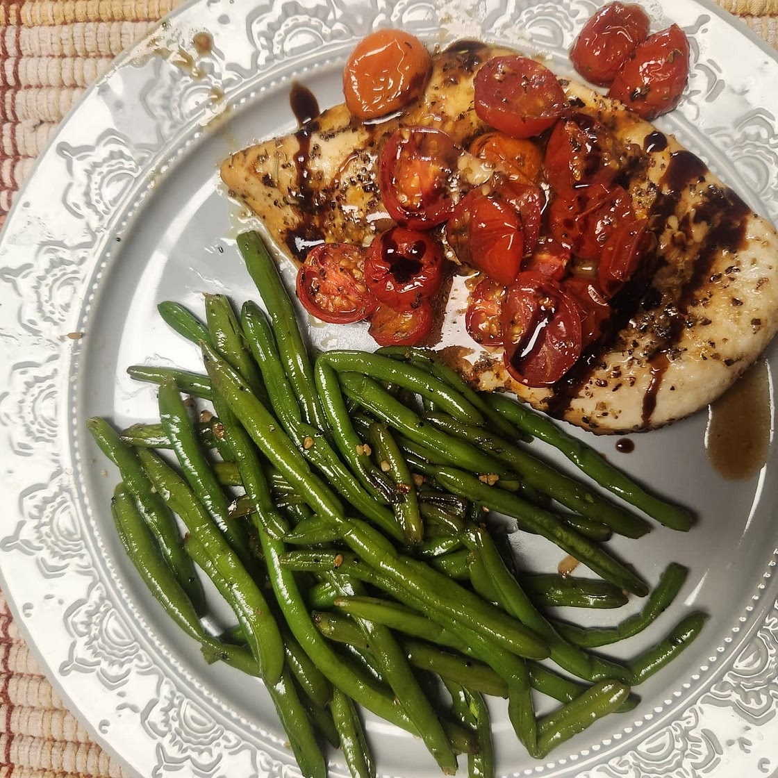 One Pan Balsamic Chicken