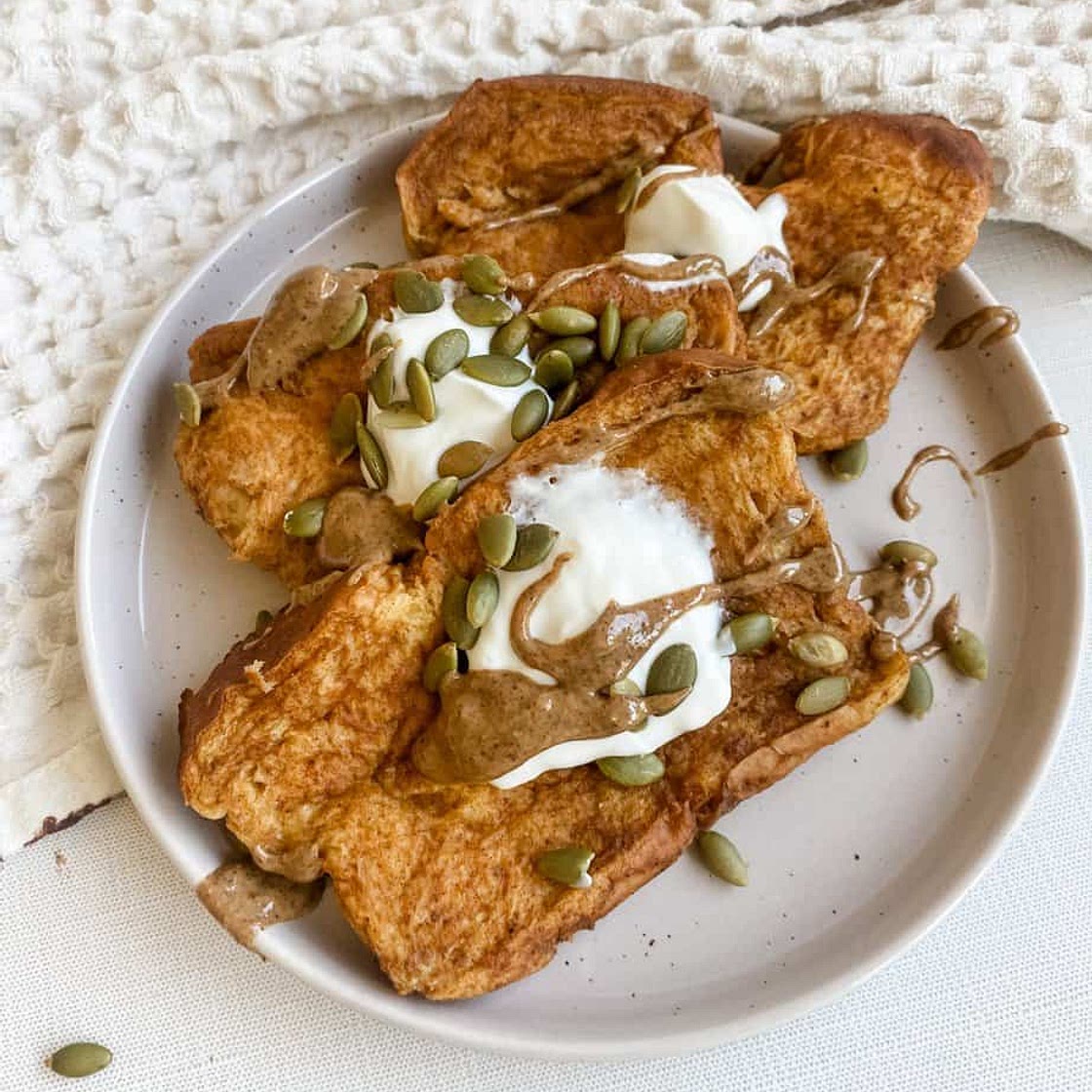 Pumpkin Brioche French Toast