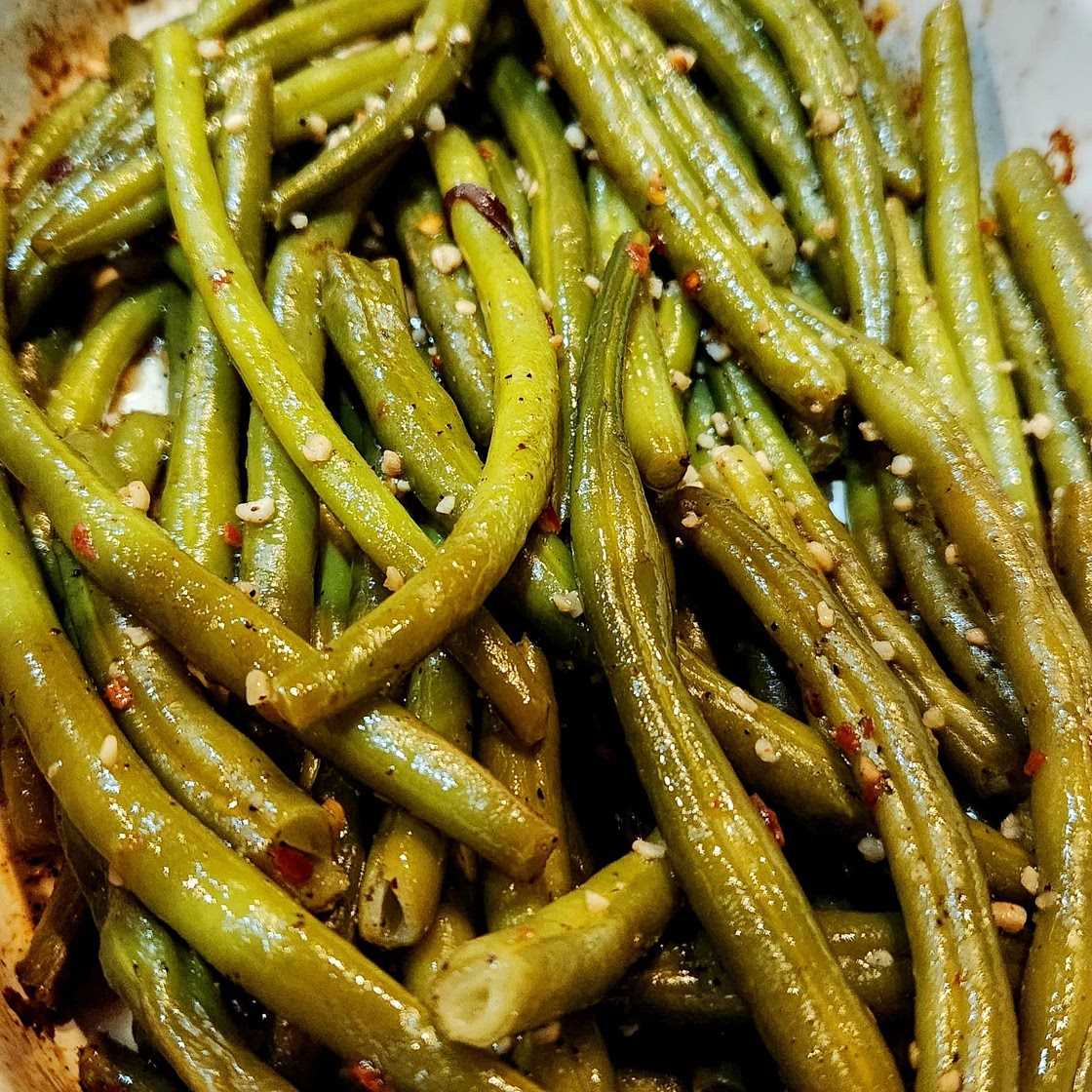 Garlic Green Beans — Buzzed Eats