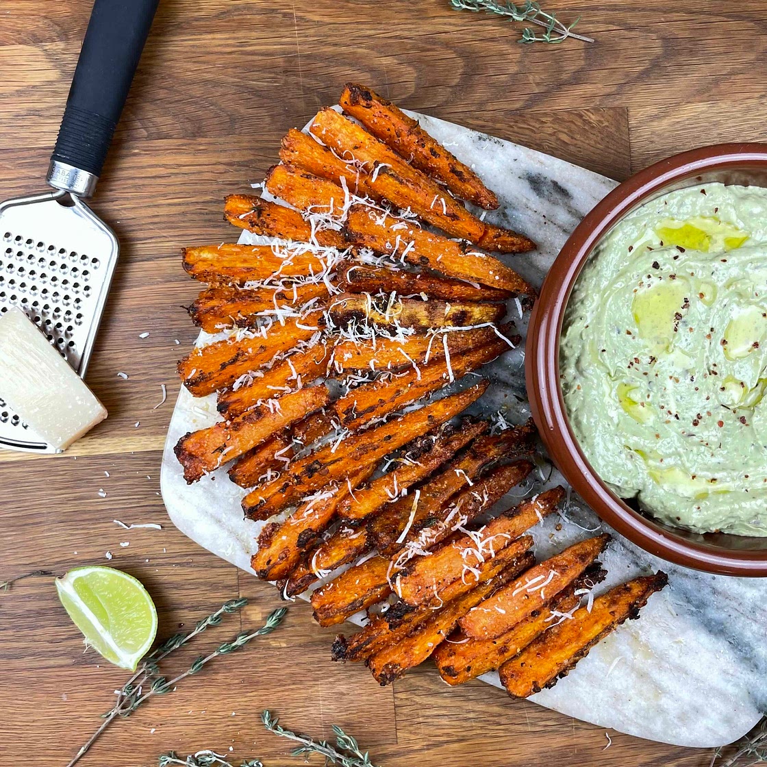 Sweet Potato Parmesan Fries