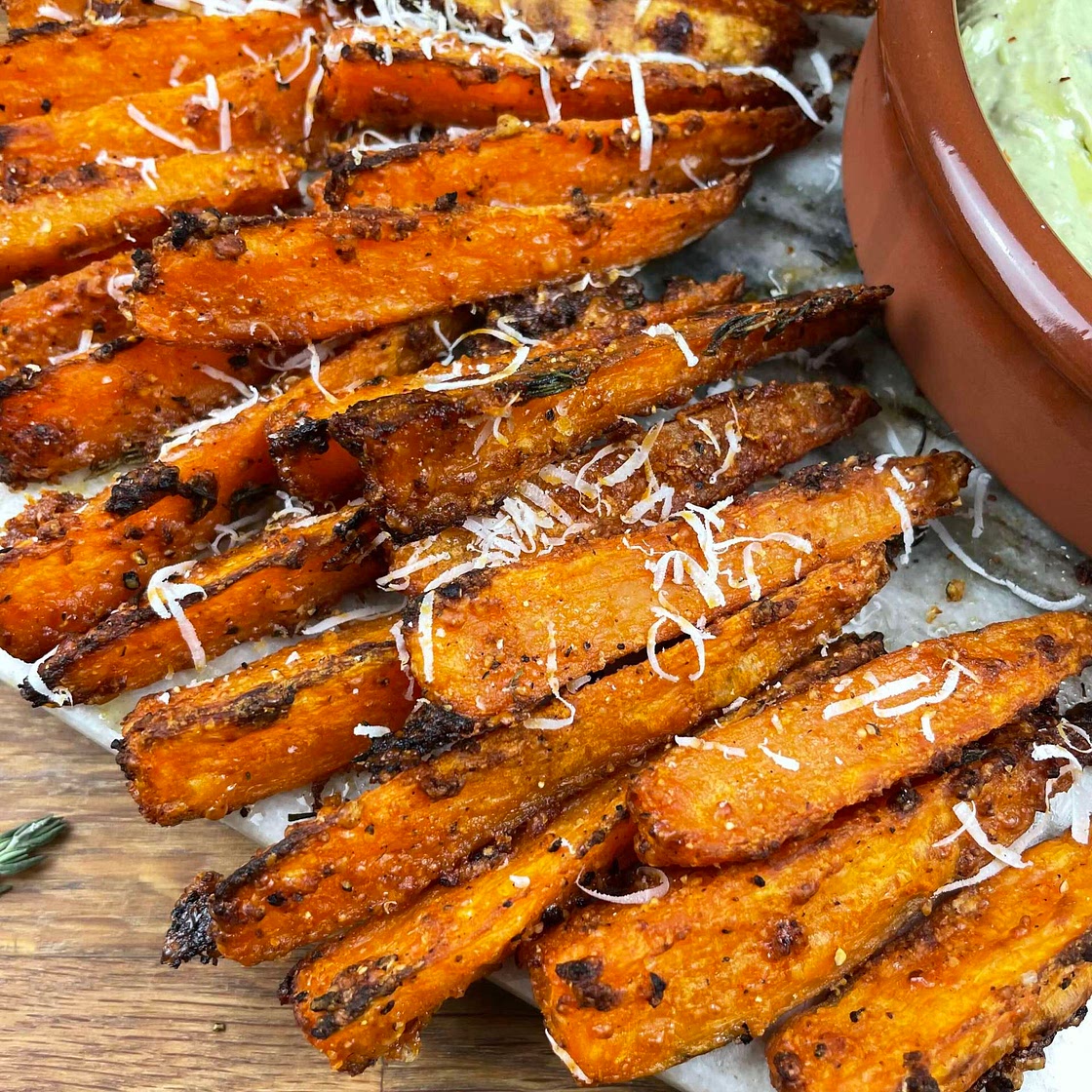 Sweet Potato Parmesan Fries