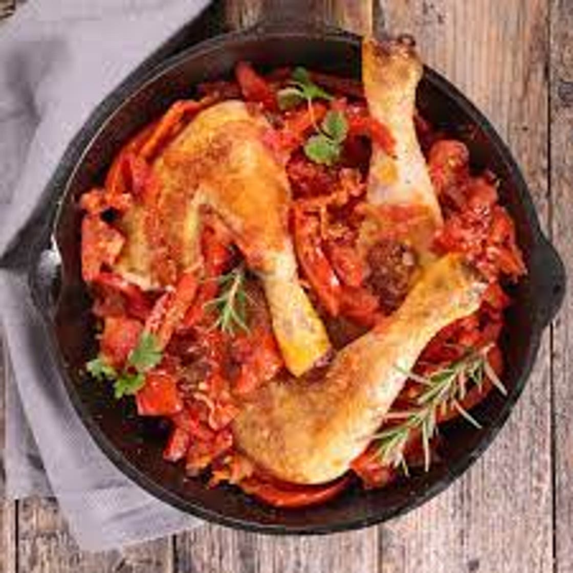 Poulet basquaise
