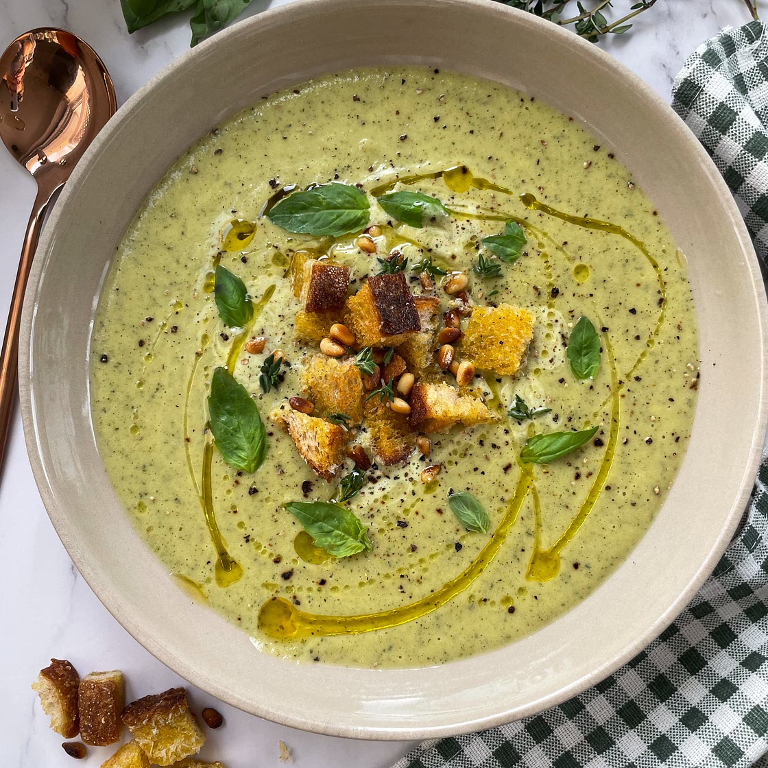 Roasted Courgette Soup