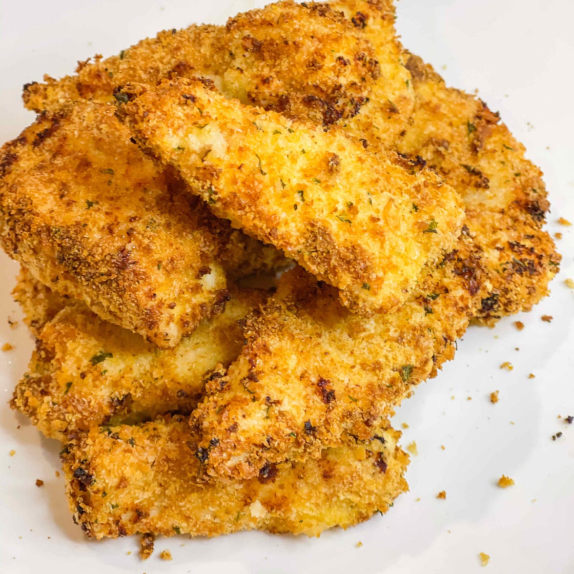 Crispy air fryer chicken strips 
