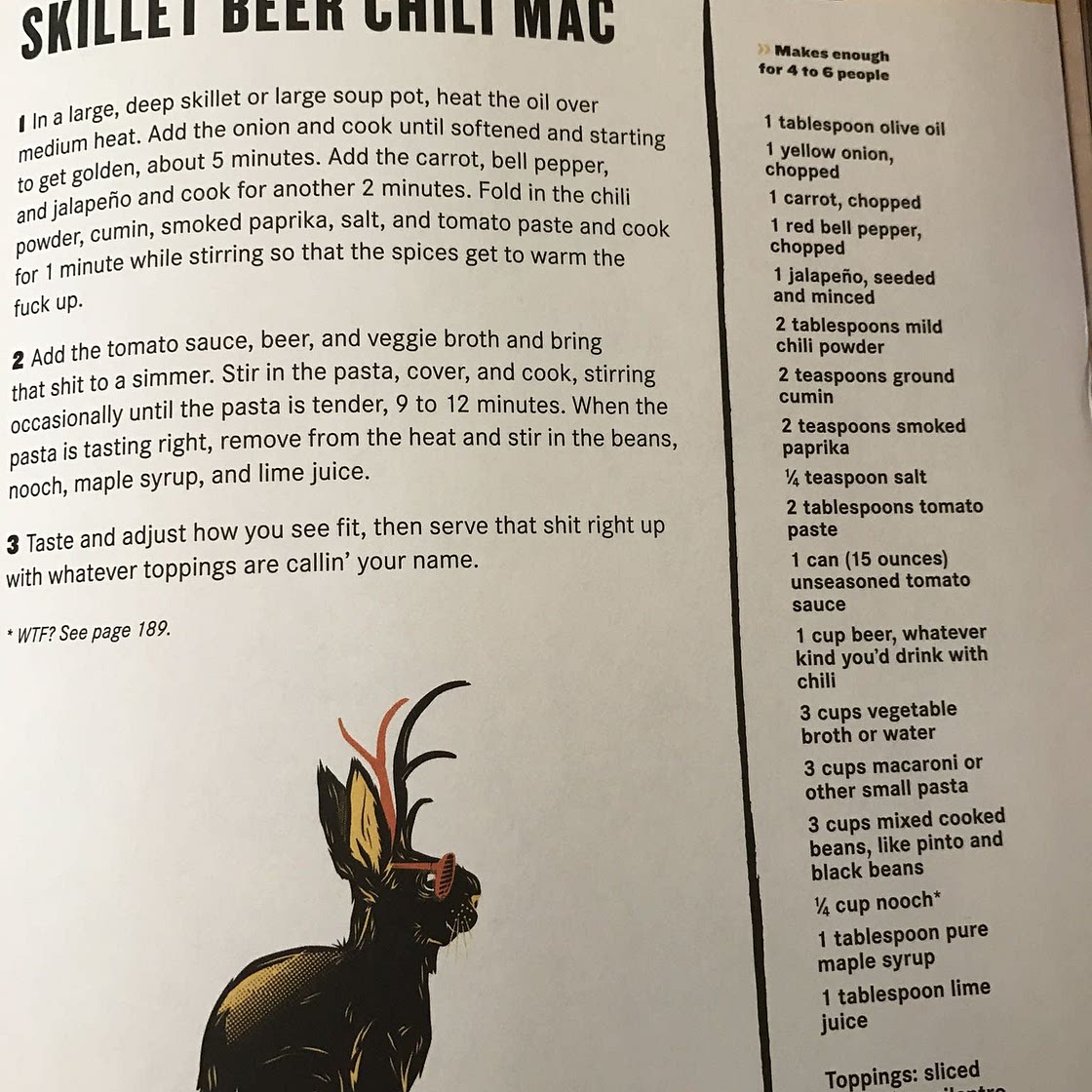 Skillet Beer Chili Mac