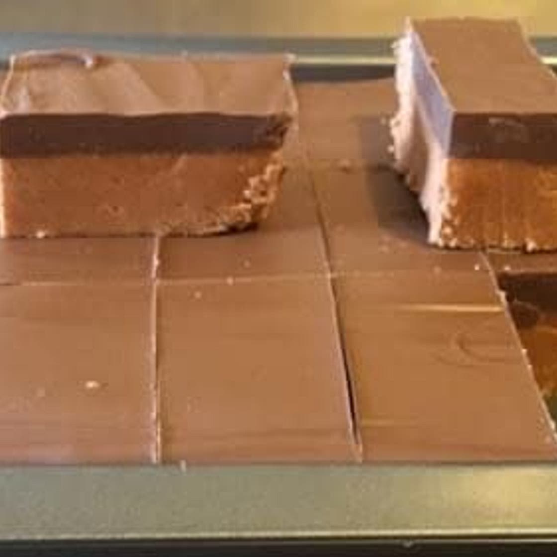 Easy no bake peanut butter bars