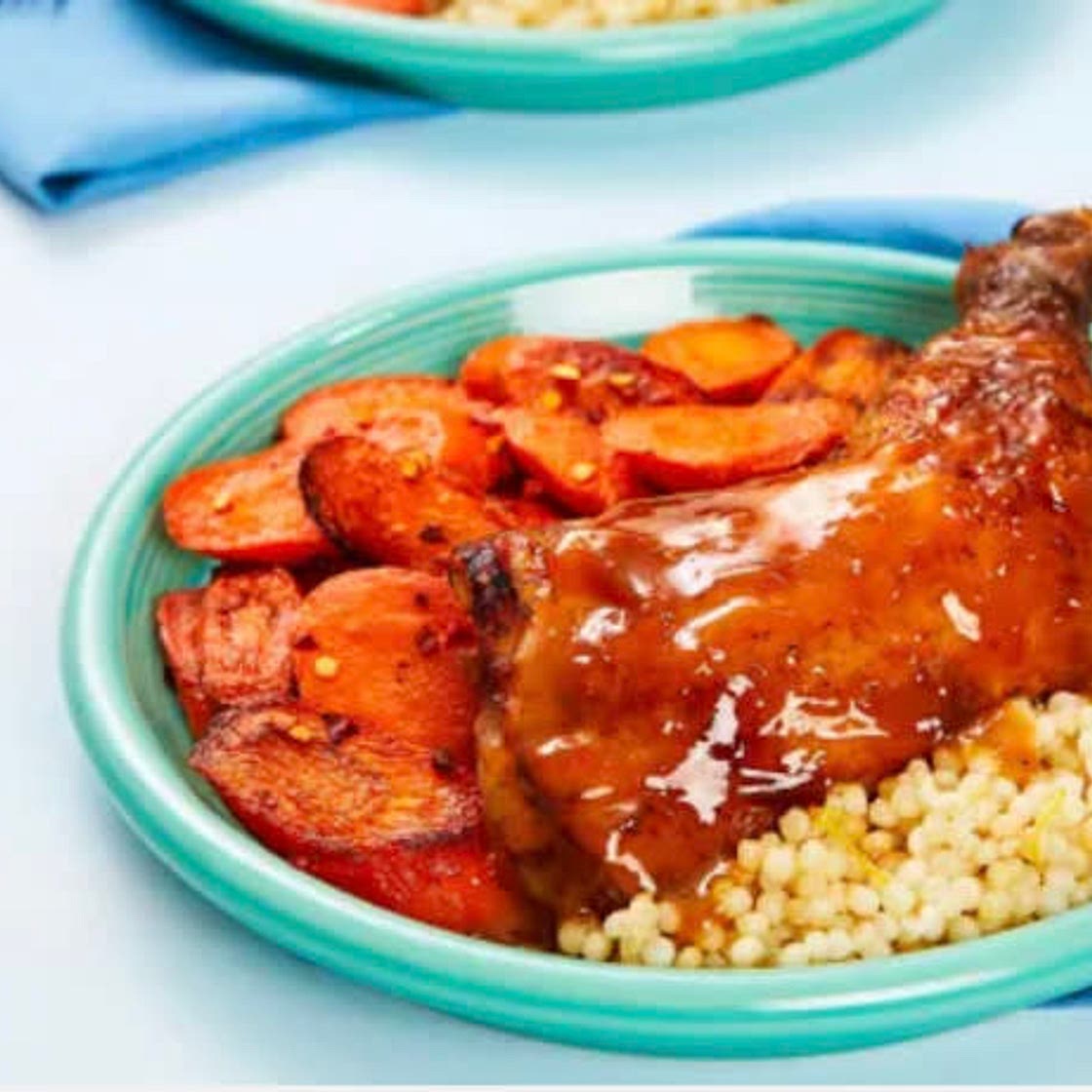 Apricot Dijon chicken legs