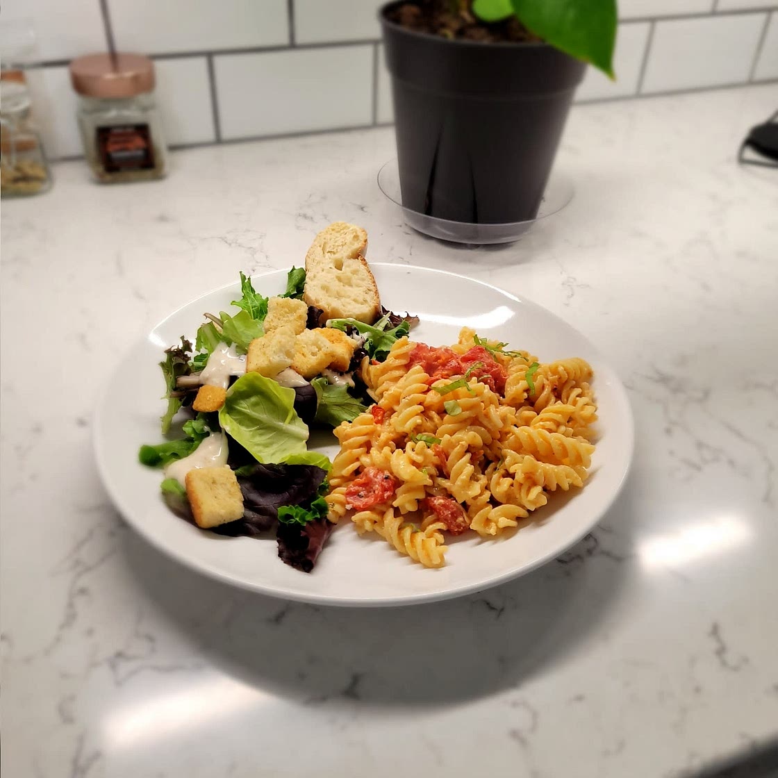 Healthy Baked Feta Pasta
