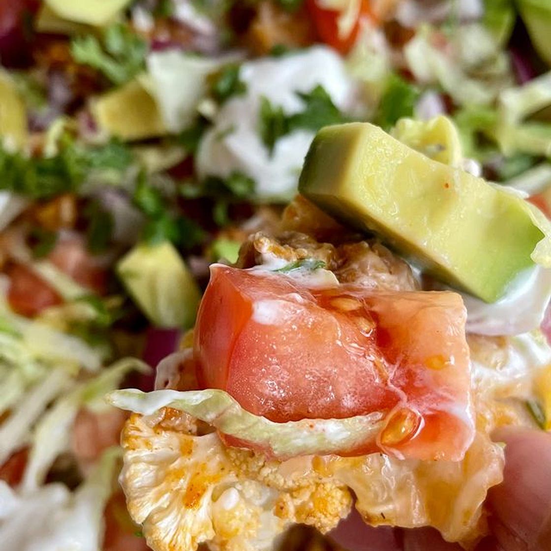 Cauliflower nachos
