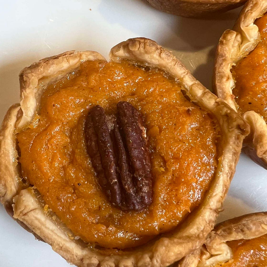 Mini Sweet Potato Soufflé Pies 