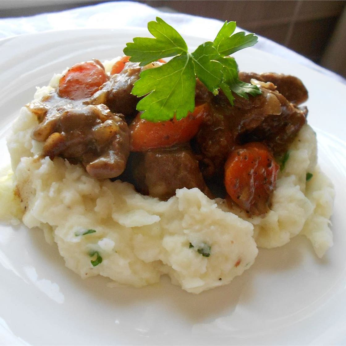 Beer-Braised Irish Stew and Colcannon