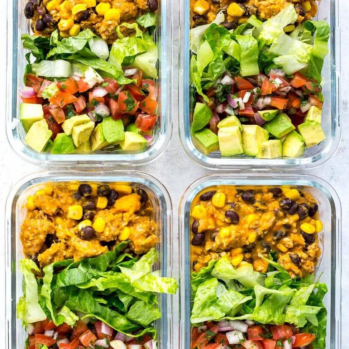 Meal Prep Instant Pot Taco Bowls