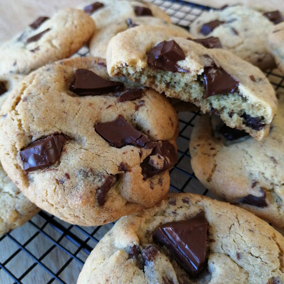 Cookies con gocce di cioccolato bimby