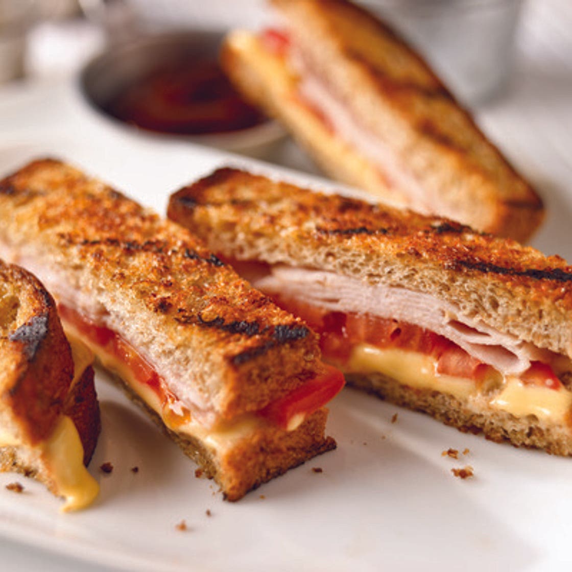 Grilled Turkey & Cheese Sandwich
