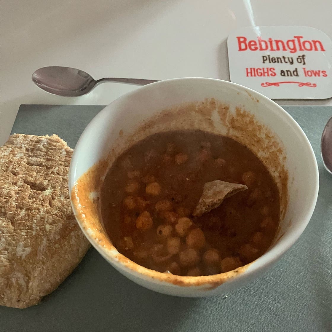 Seven Spice Chickpea Stew with Tomatoes and Coconut