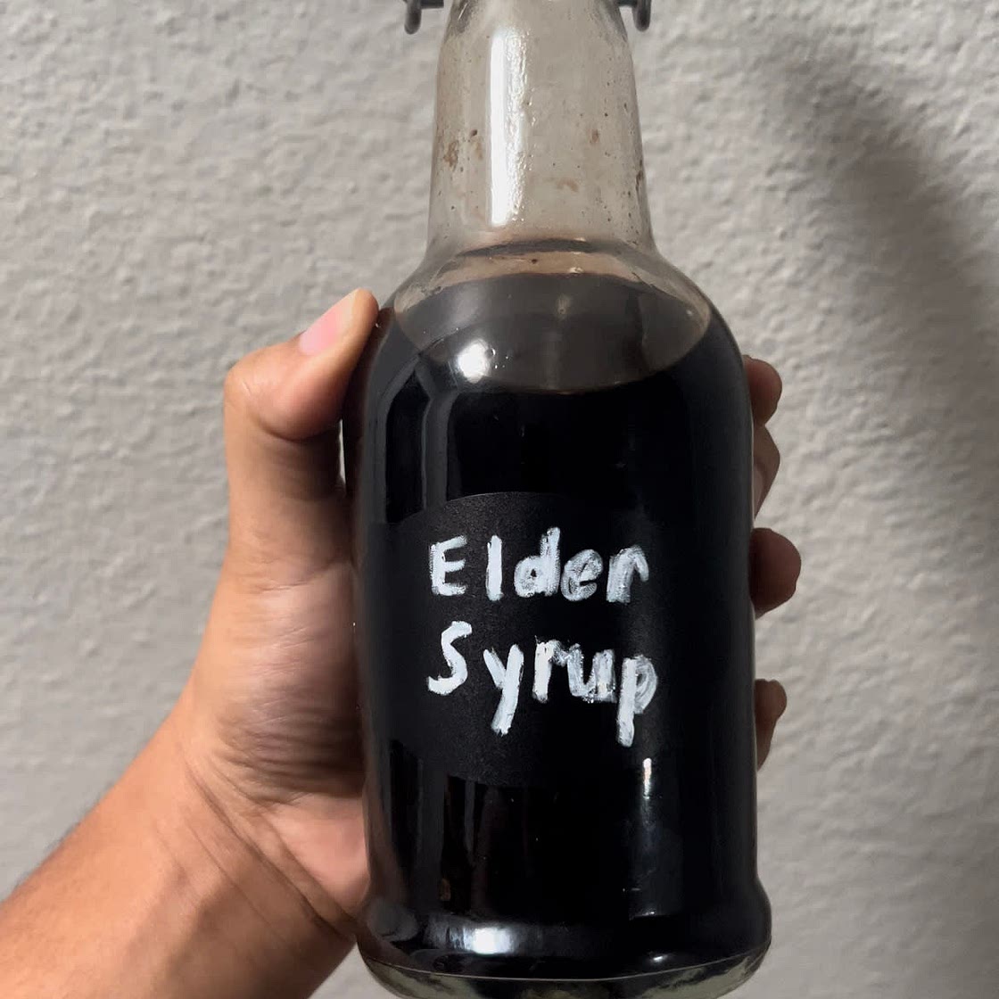 Elder berry syrup (honey free)