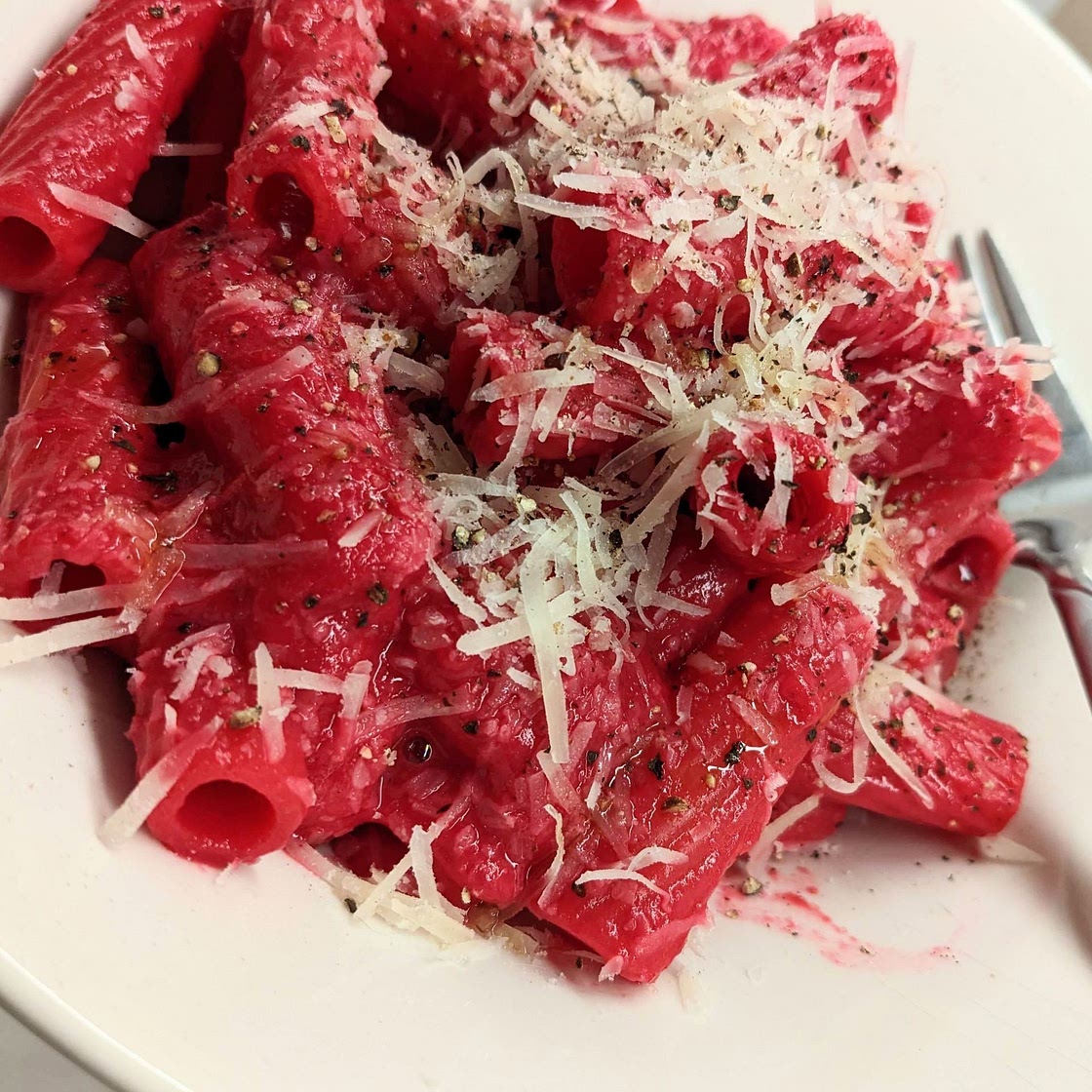 Beet-Pink Macaroni and Cheese