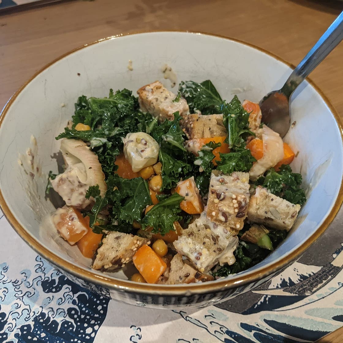 Rosemary Roasted Root Vegetable Panzanella