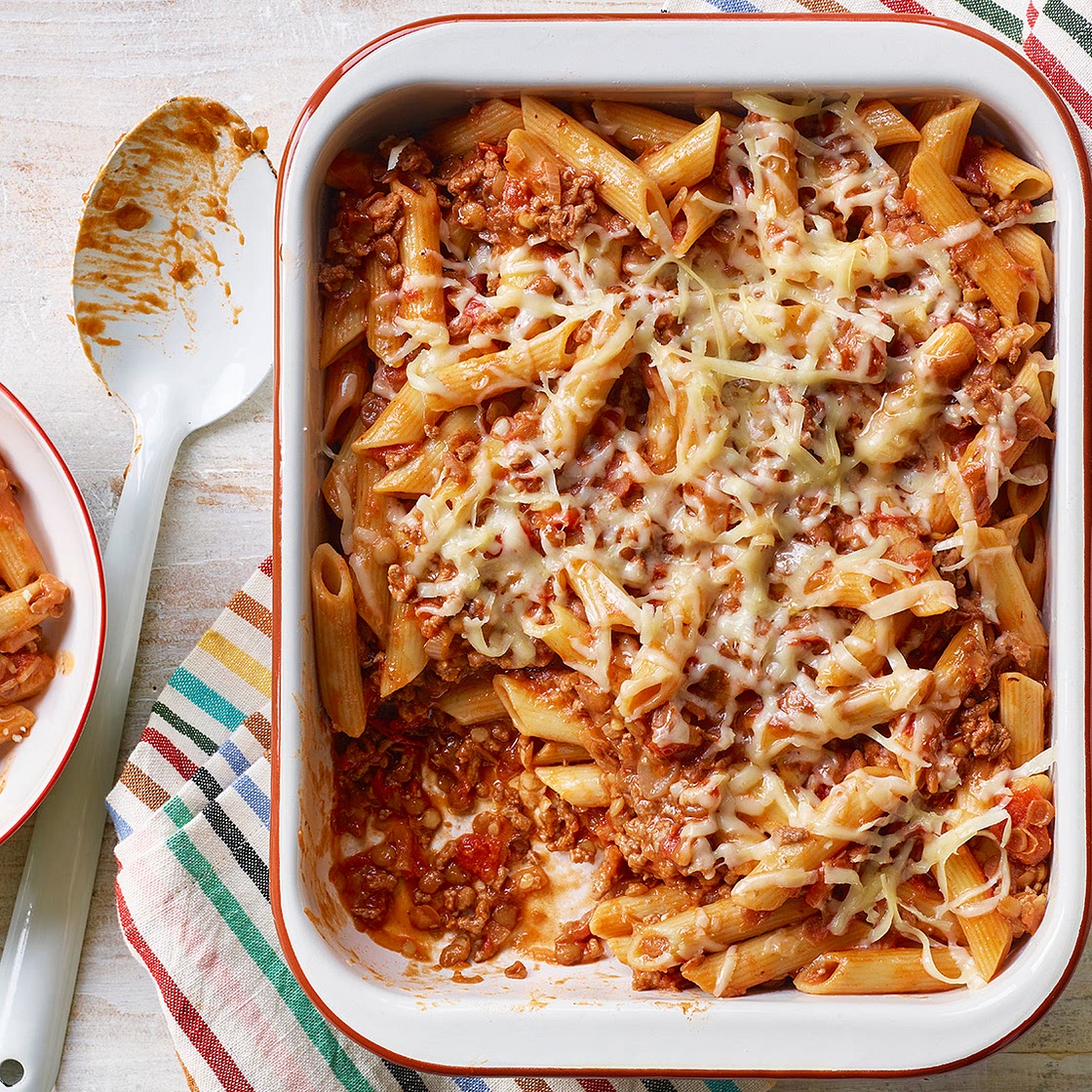 One pan pasta Bolognese