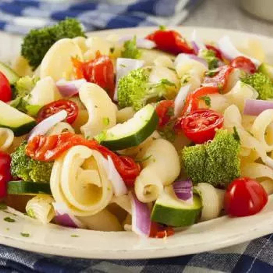 Pâtes aux légumes d'été