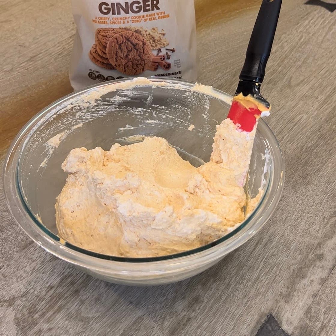 Pumpkin coolwhip cheese dip