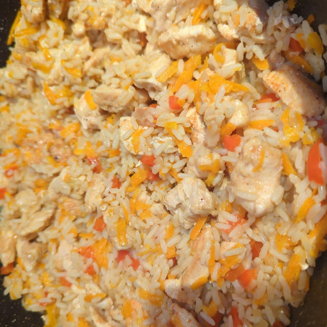 One-Pot Creamy Garlic Chicken and Rice