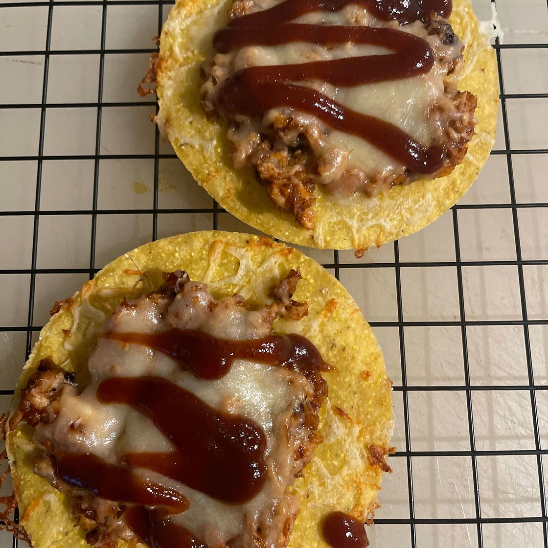 Easy BBQ Chicken Tostadas