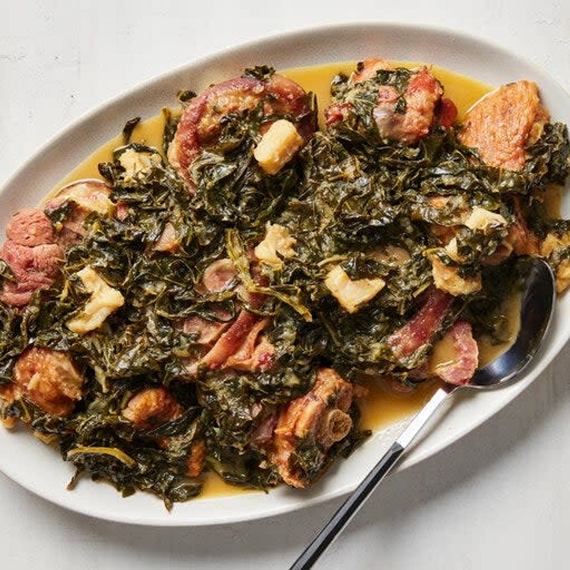 Pan-Fried Collard Greens