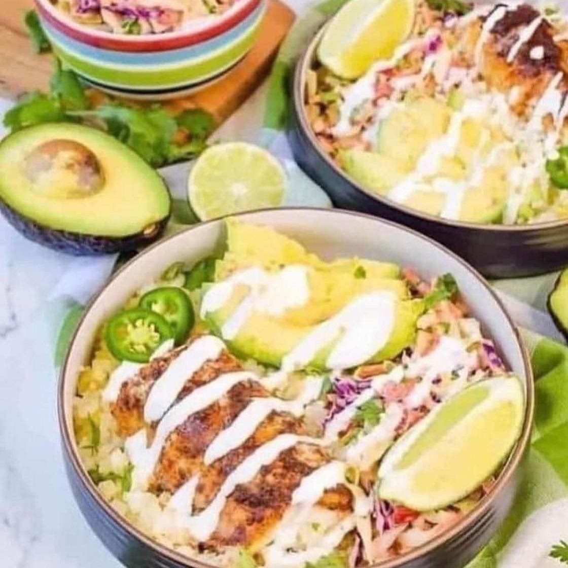 🐠Fish Taco Cabbage Bowl🐠 