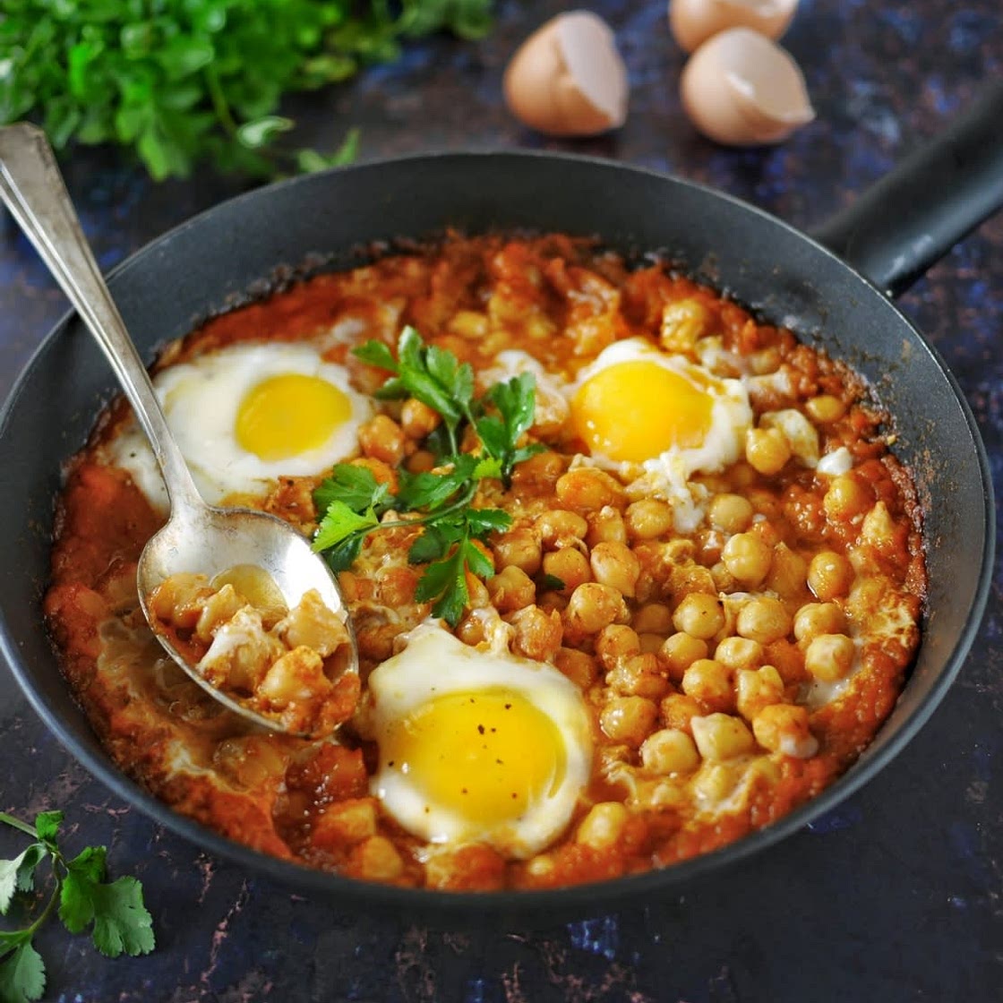 Chakchouka pois chiches