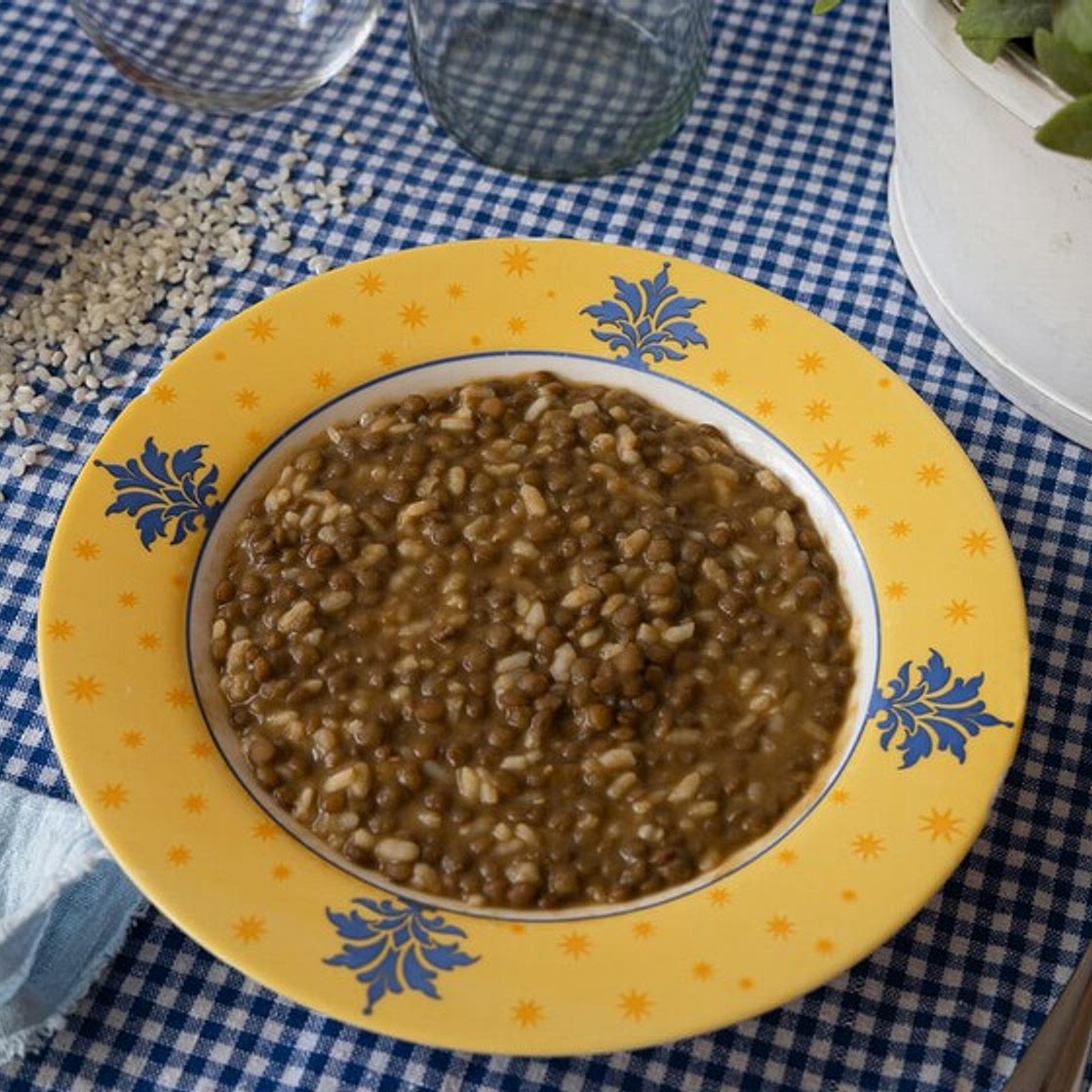 Lentejas con arroz