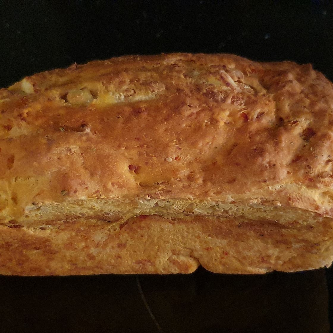 Tomato bread with feta cheese