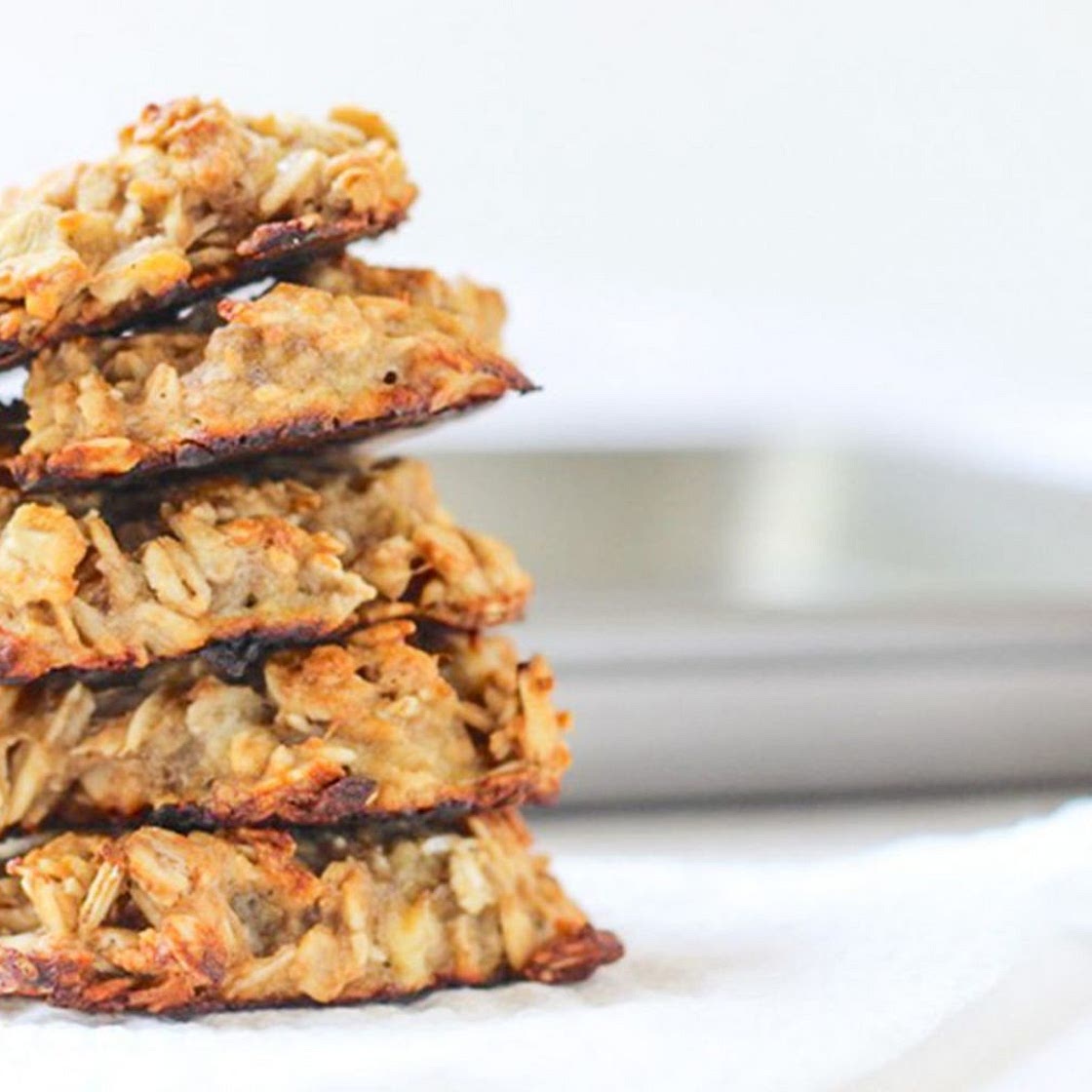 3 Ingredient Oatmeal Breakfast Cookies