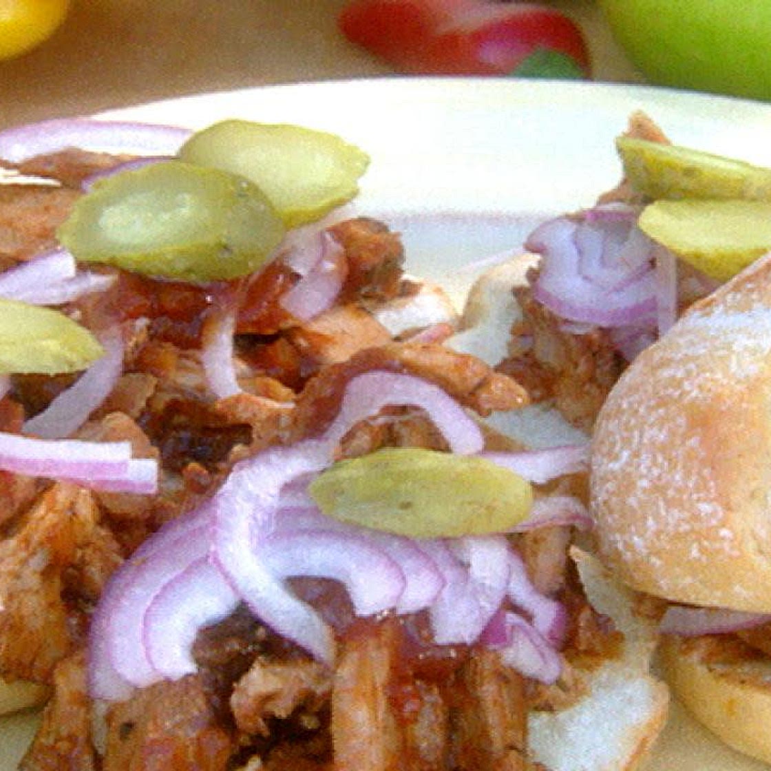 Slow Cooked Apple Smoked Barbecue Pork