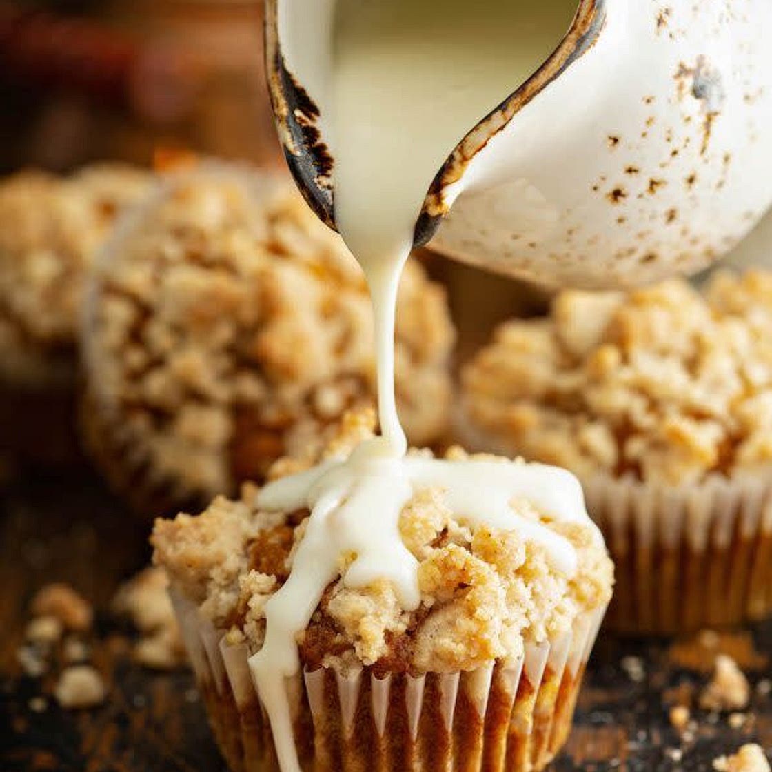 Pumpkin Muffins with Streusel