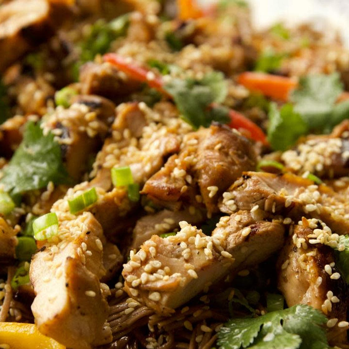Teriyaki Chicken with Sesame Noodles