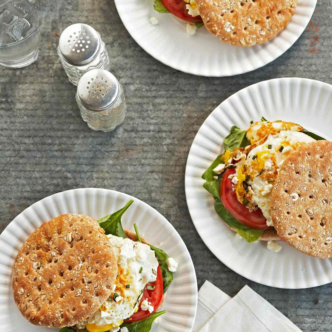 Mediterranean Breakfast Sandwiches