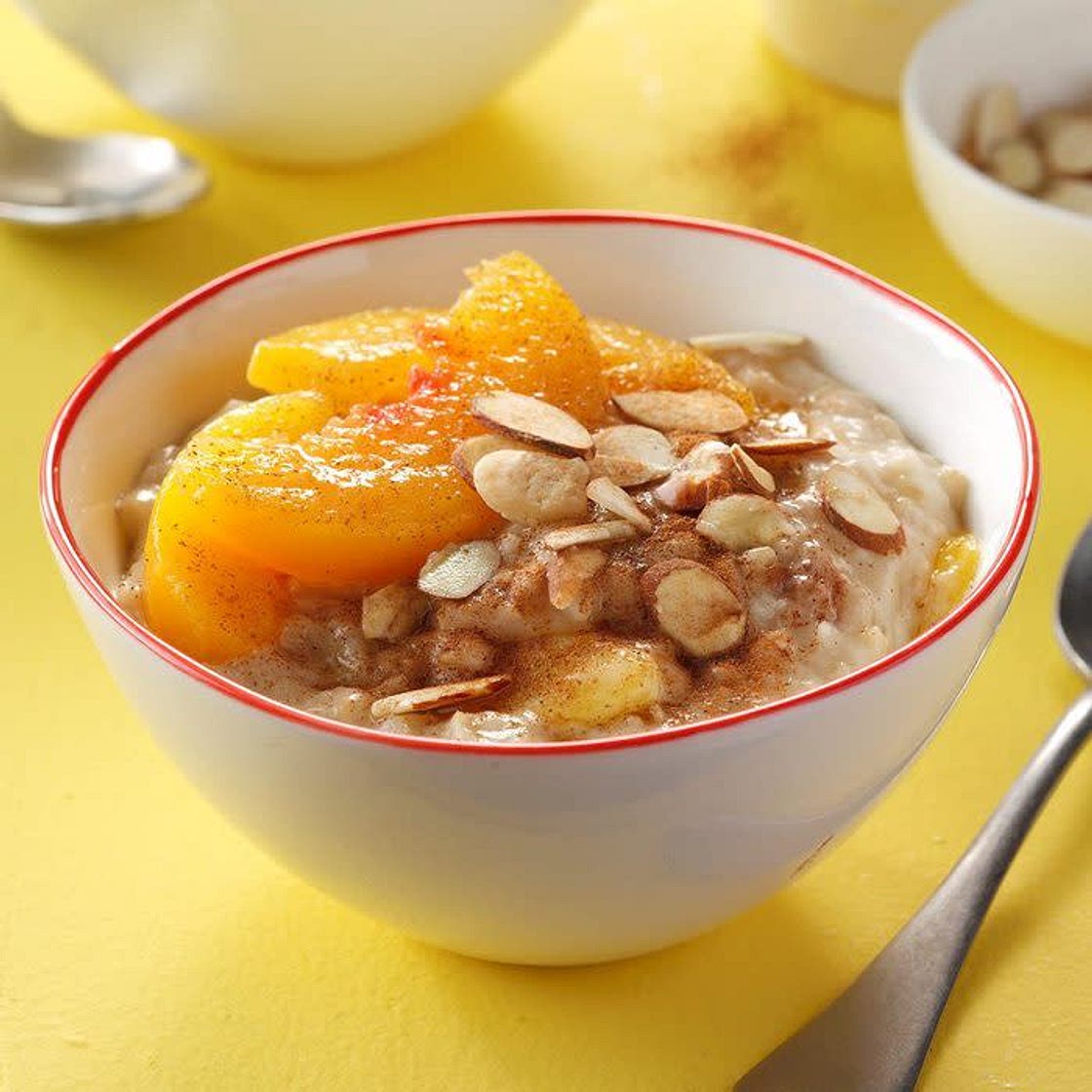 Slow Cooker Peach Oatmeal
