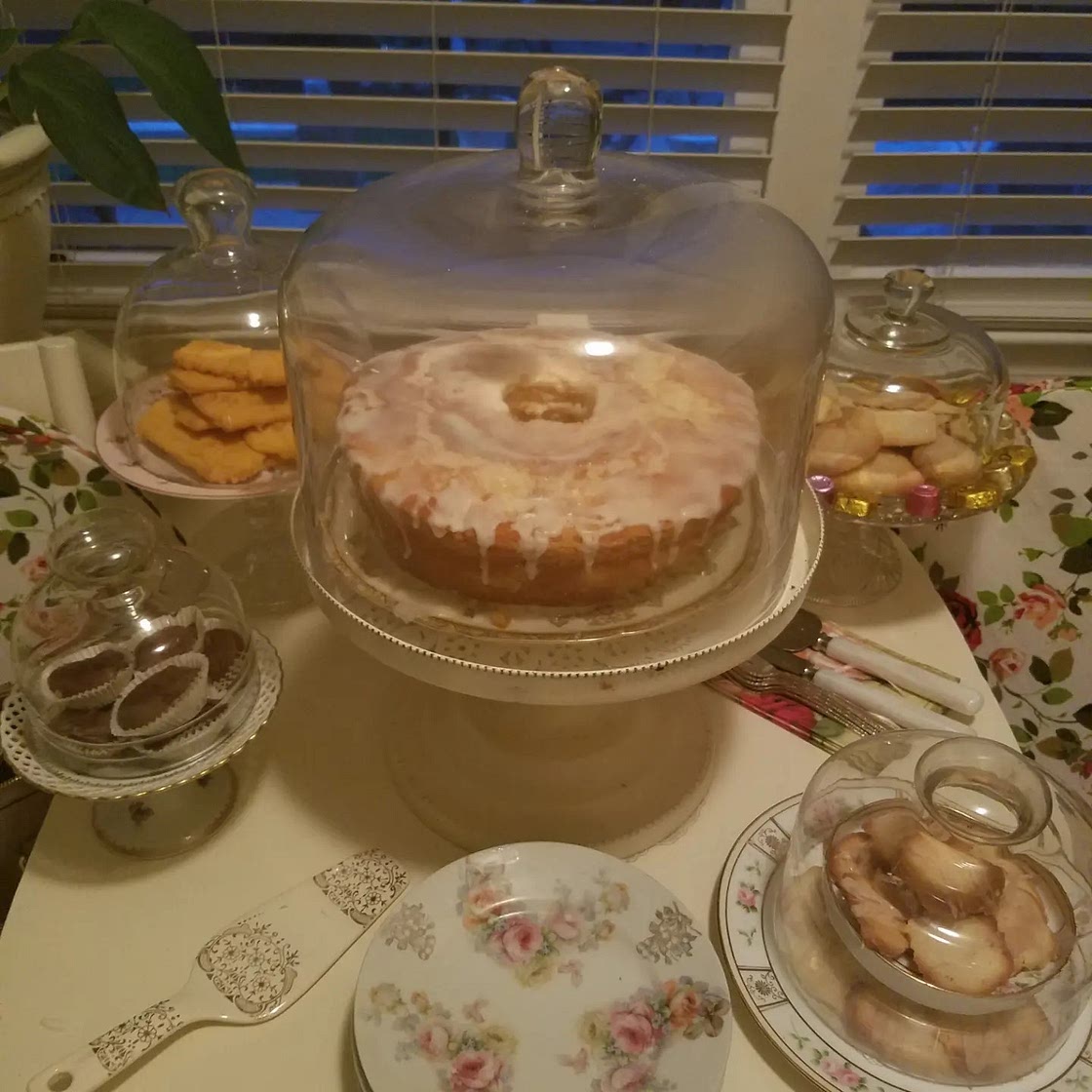 Lemon pound cake with lemon  glaze
