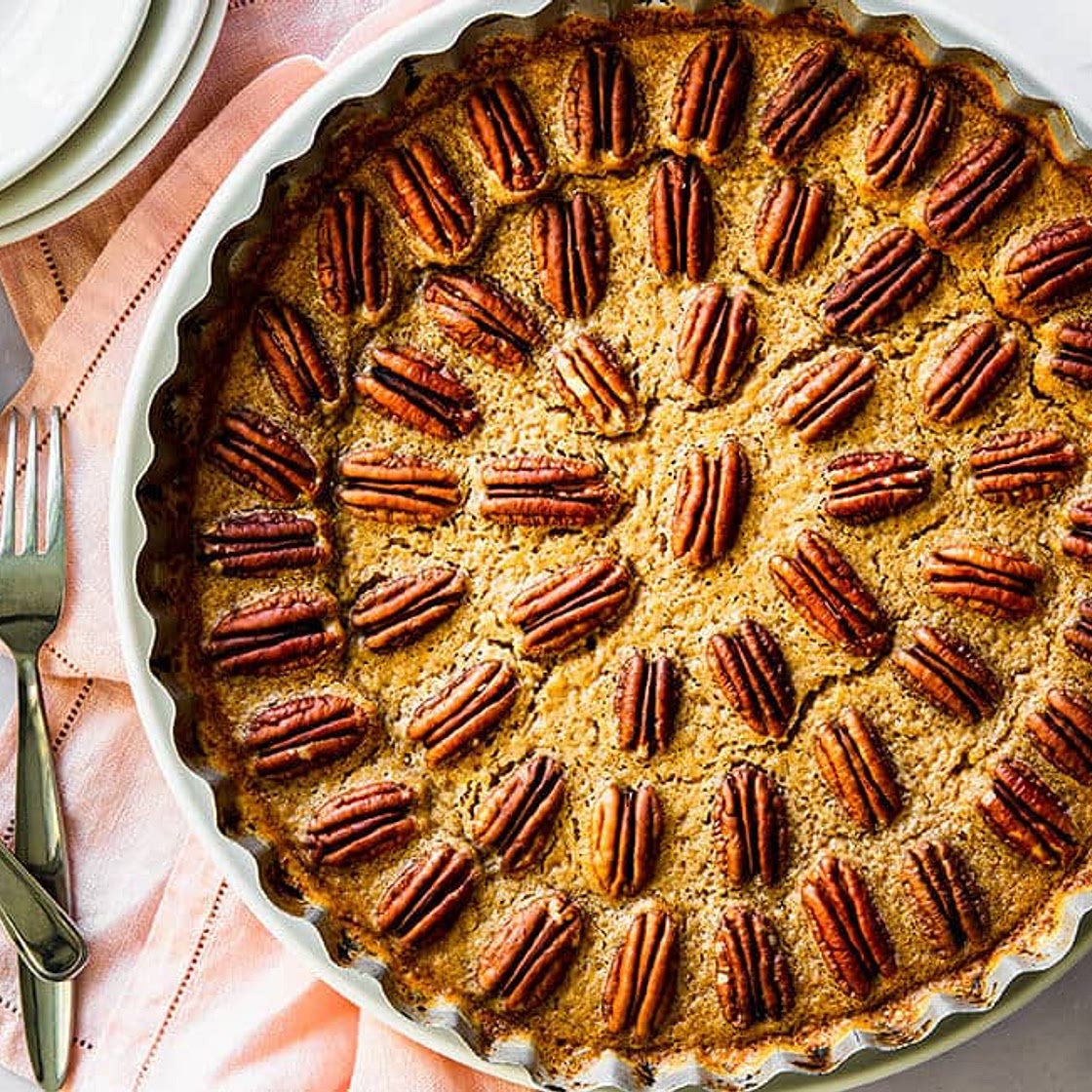 Tarte à la courge spaghetti et aux pacanes