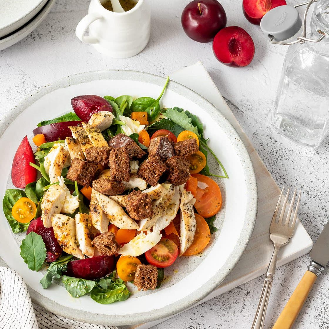 Chicken and Red Plum Salad