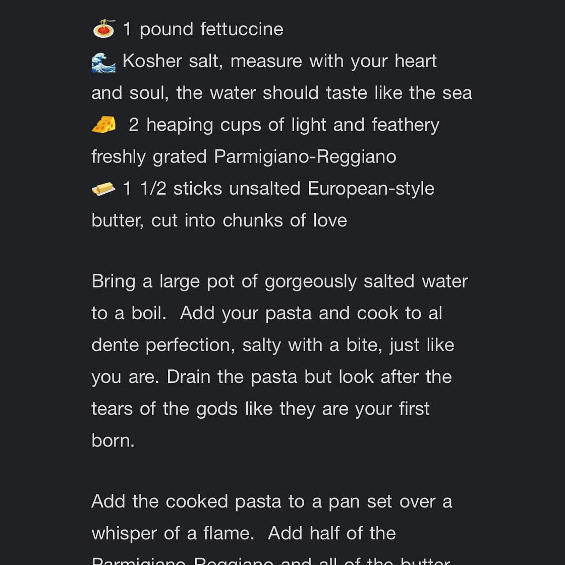 Pasta Queen | Fettuccine Alfredo