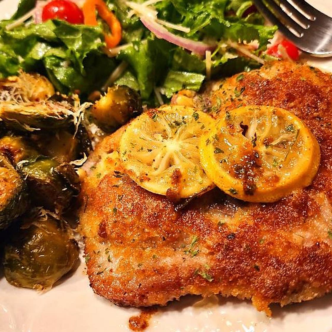 Crispy Lemon Romano Pork Chops Recipe