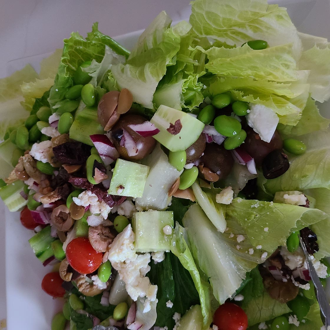 Greek Salad with Edamame