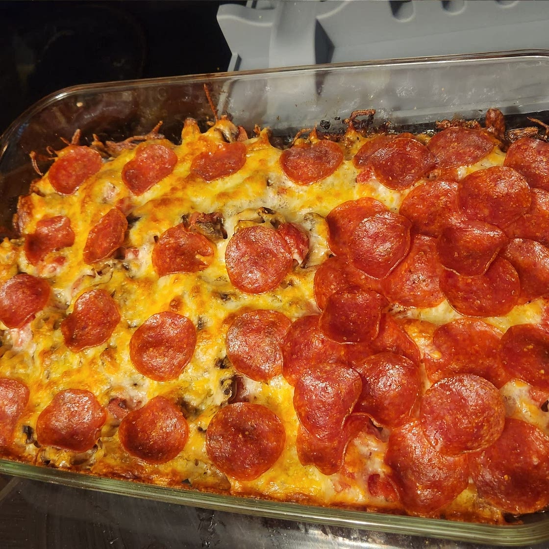 Low-Carb Deconstructed Pizza Casserole