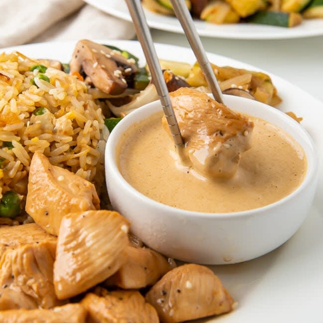 Hibachi Chicken with Fried Rice