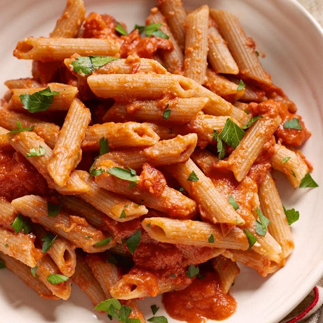 Lightened-Up Penne a la Vodka