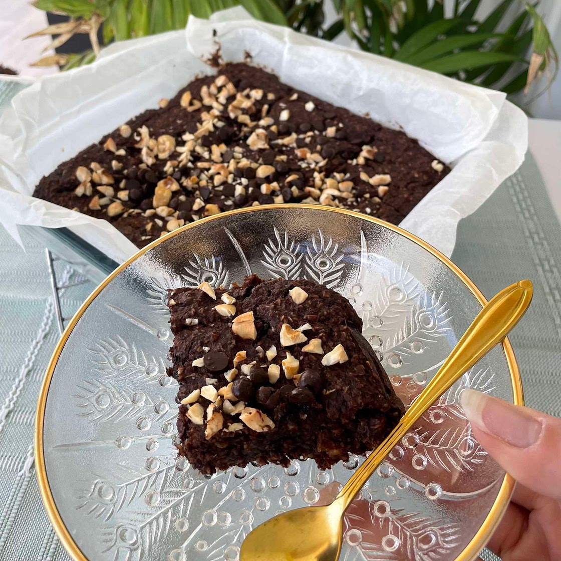 Banana brownies  