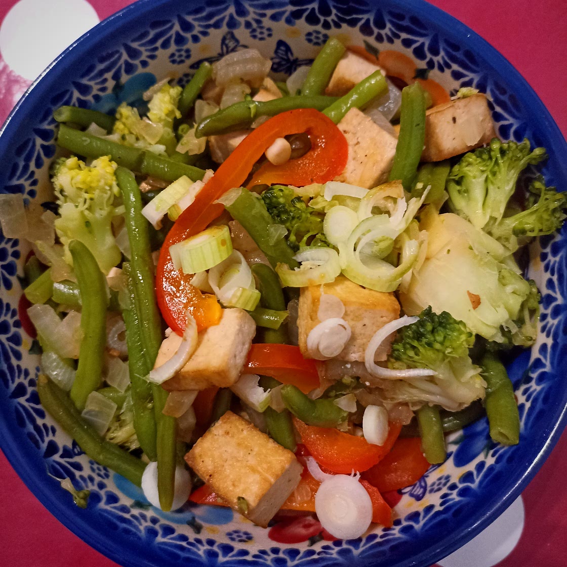 Stir fry tofu
