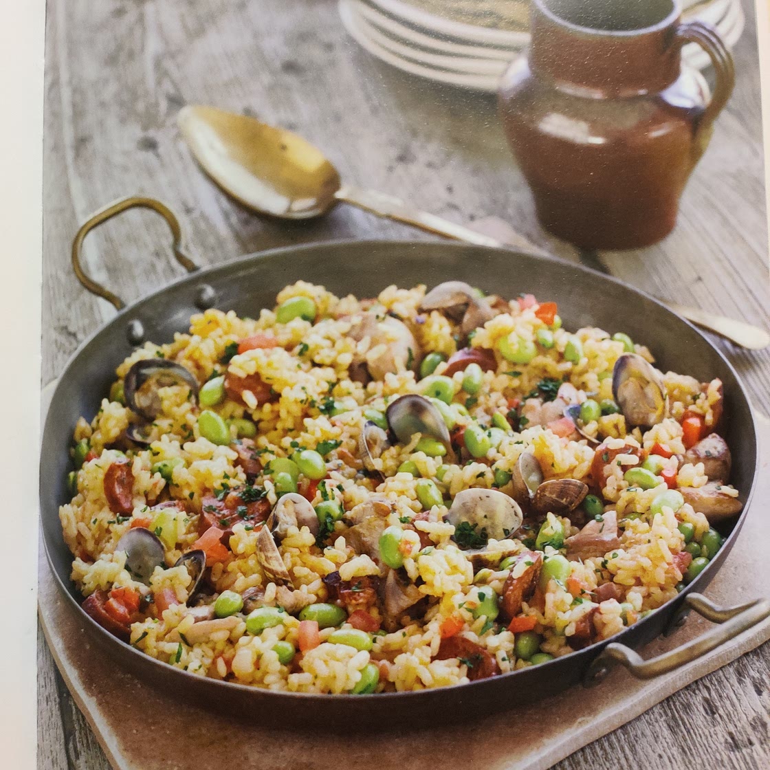 Chicken and Broad Bean Paella